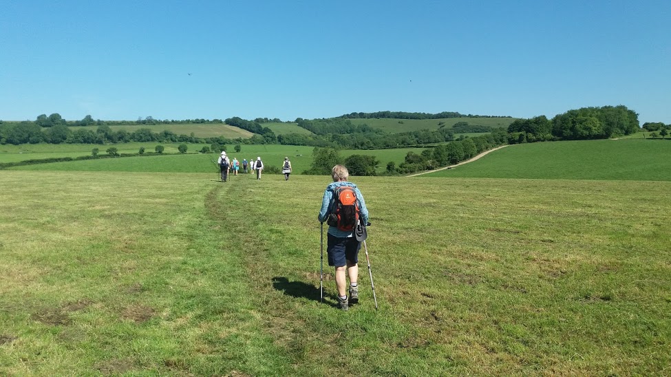 Walking over the Hill